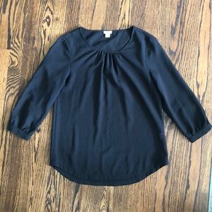 Black J. Crew Blouse